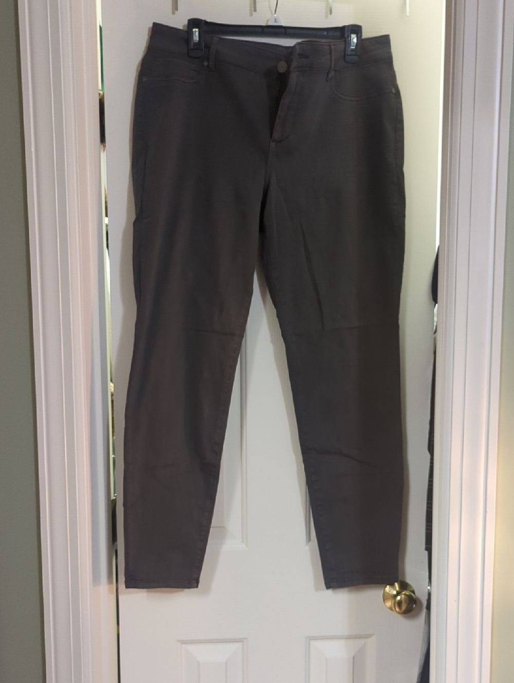 Maurices Charcoal Stretch Slim Pants